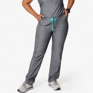 FIGS Yola Gray Scrub Pants